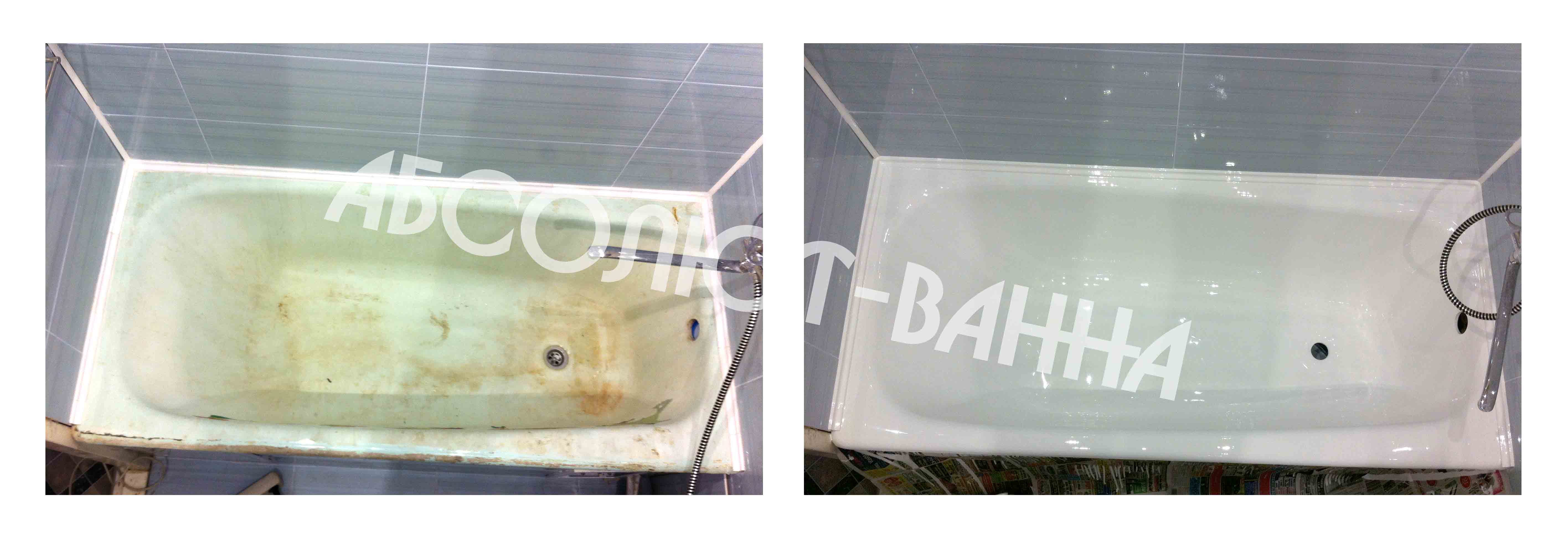 Реставрация ванн наливным акрилом в Томске и Северске